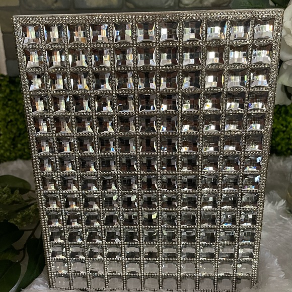 🎉SOLD🎉BELLA LUX Full Rhinestone Crystal Luxury Wastebasket Trash Can~Rare HTF - Picture 3 of 8